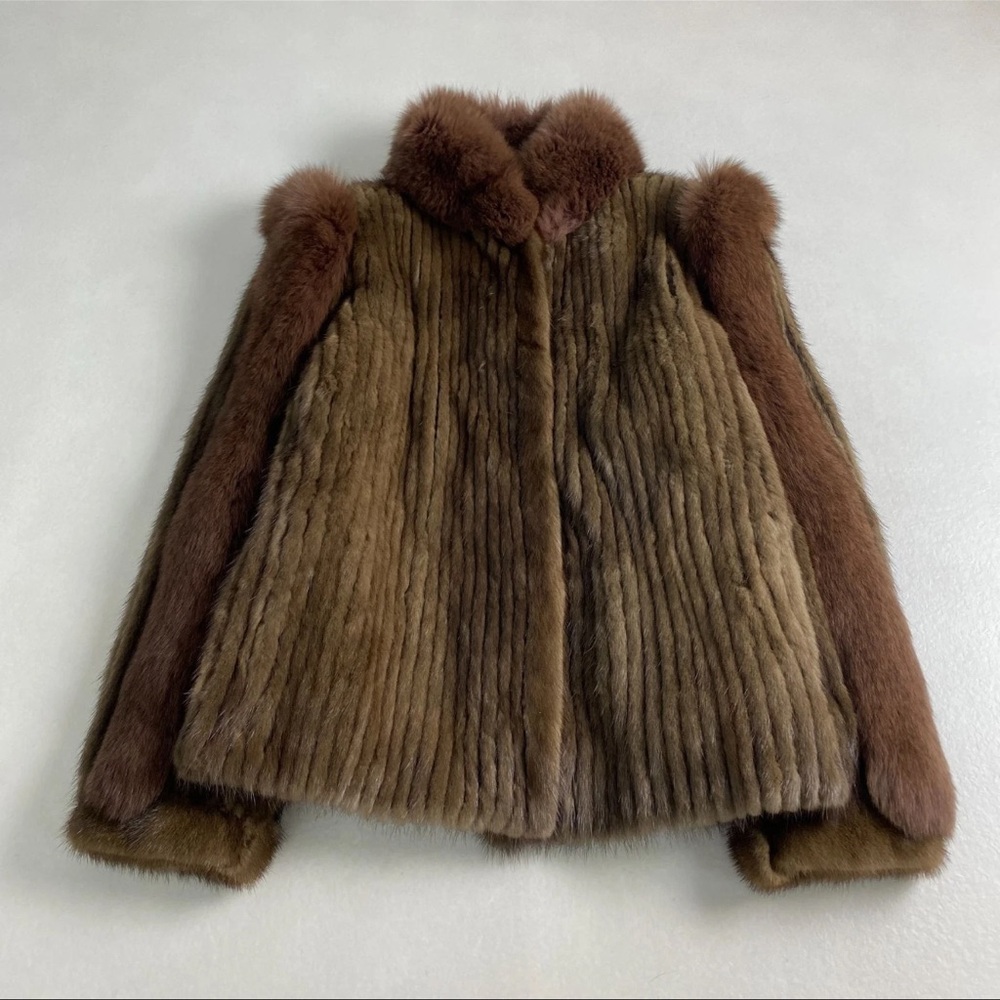 Saga Furs Brown Mink Jacket